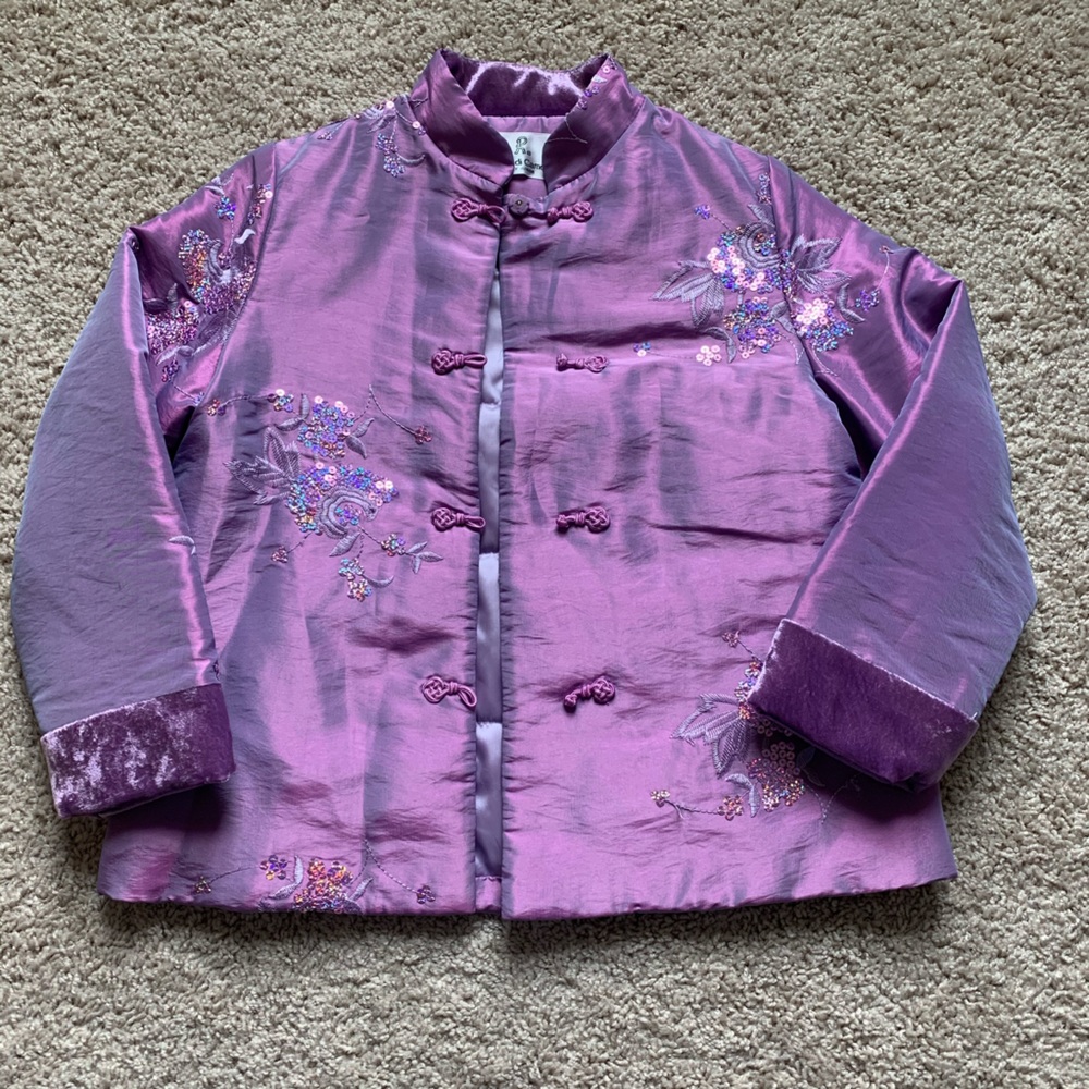 Roberta di Camerino | Girls Jacket purple NWOT